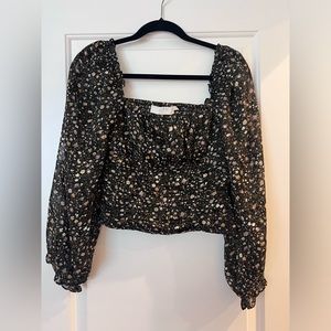 ASTR the Label floral blouse